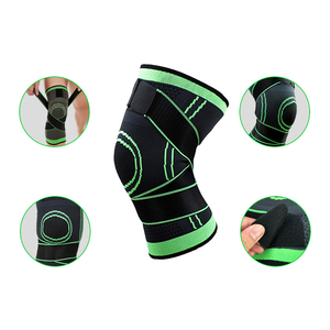 CONRIDA Custom regolabile 3D maglia in Nylon elastico supporto per le ginocchia traspirante tutore di compressione sportiva con cinghie per la protezione - Product Image 3