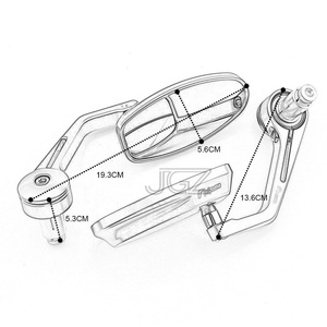 Otorcycle-pendientes irrors para awasaki 250 400 400 <span class=keywords><strong>Z650</strong></span> Z750 800 800 Z900 Z1000 - Product Image 6
