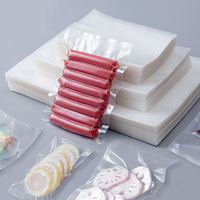 Emballage en plastique personnalisé imprimé de stockage congelé 3 trois sacs de scellage latéraux emballage transparent sacs de scellage sous vide en mylar pour les aliments