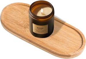 <span class=keywords><strong>Plateau</strong></span> <span class=keywords><strong>de</strong></span> service ovale en bois d'acacia écologique pour charcuterie, fromages, sushis, fruits, desserts, apéritifs et collations - Product Image 5