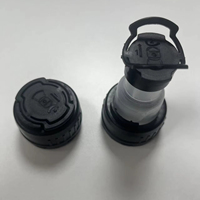 Bouchon de bec en plastique noir pour bouteilles d'huile moteur Taille de filetage 39.5mm étanche