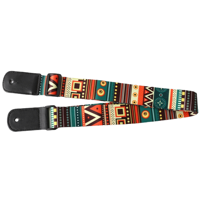 Guitar Essential Accessories Vintage Guitar Strap - Adjustable Length Coated Design Comfortable to Use for Guitar Playing