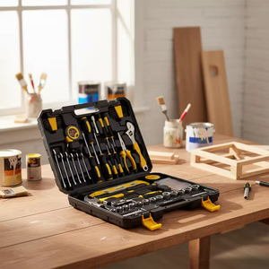 Juego <span class=keywords><strong>de</strong></span> <span class=keywords><strong>Herramientas</strong></span> Manuales Multiusos <span class=keywords><strong>de</strong></span> 38/108 Piezas <span class=keywords><strong>de</strong></span> Acero al Carbono, Destornillador, Llave Hexagonal, Estuche Rígido <span class=keywords><strong>para</strong></span> Reparaciones Domésticas y Automotrices - Product Image 1