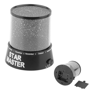 Variopinta Luce di Notte LED Proiettore Stellato Del <span class=keywords><strong>Cielo</strong></span> della Stella della <span class=keywords><strong>Luna</strong></span> Romantico Lampada di Proiezione LED Room Decor - Product Image 1