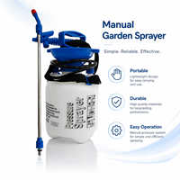 Pulvérisateur manuel à pression 3L pour la maison, pulvérisateur de jardin portable, pulvérisateur d'eau léger