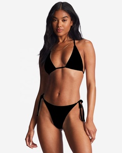 Fabricación de logotipo personalizado al por mayor de talla grande Bikinis de mujer conjunto ropa de playa nuevo diseño 18 adolescente caliente Sexy chica joven traje de baño - Product Image 3