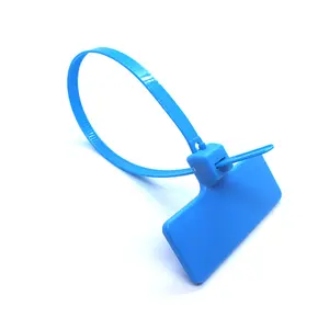 Cheap Price Plastic ABS RFID NFC Cable Tie Tag Nylon 13.56 mhz 213 215 216 Chip Disposable NFC Zip Self Lock NFC Tie Tag