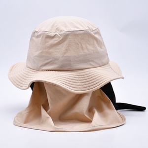 หมวกถังปัก Upf50กลางแจ้ง + ปีกกว้างหมวกถังตกปลามีพนังคอ - Product Image 4