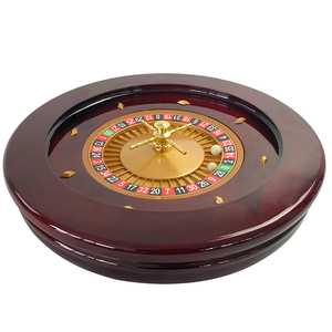 Roulette de luxe en bois de 20 pouces, haute qualité, brillante - Product Image 1
