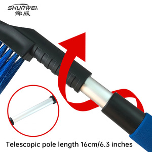 26-inch kính thiên văn mùa đông công cụ nối dài rửa xe tuyết xẻng với bọt xử lý xe tải tuyết bàn chải <span class=keywords><strong>scraper</strong></span> tự động Băng <span class=keywords><strong>scraper</strong></span> - Product Image 3