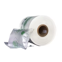 Rouleau de film de mousse protecteur de coussin d'oreiller d'air gonflable biodégradable écologique pour emballer le matériel vert