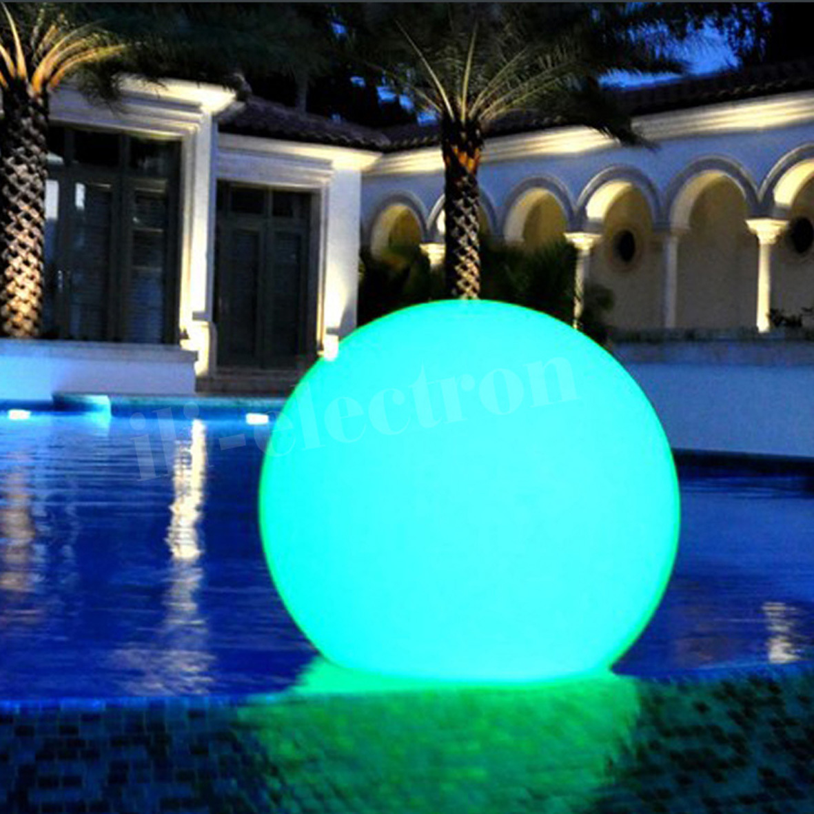 Floating Led Swimming Pool Lights 10 Inch Plastic Spheres for Wedding Event Motion Sensor