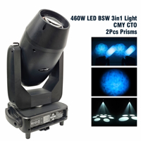 Lampe de scène à tête mobile LED 460W haute luminosité CMY CTO BSW 3-en-1 avec zoom et faisceau, idéale pour les soirées DJ et discothèques