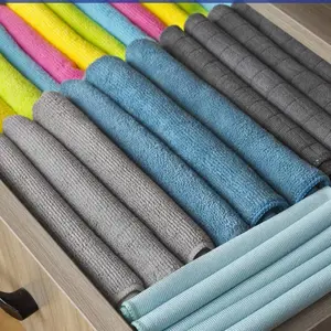 Çizik ücretsiz parlatma mikrofiber temizlik bezi birden fazla temizlik için 150gsm 300gsm mikro fiber kumaş yıkama havlusu