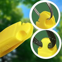 Alertes de survie d'urgence avec sifflet, légères, pour le camping et les aventures en plein air, couleur personnalisée