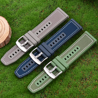 JUELONG Bracelet de sport souple Bracelet à dégagement rapide GT4 46mm Bracelets de montre en silicone en caoutchouc nylon hybride pour montres intelligentes