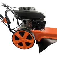 Desbrozadora Industrial Profesional de 4 Tiempos, Cortadora de Césped a Gasolina de Alta Potencia, Autopropulsada, Manual