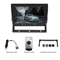 Moniteur de voiture SeemeTech 10,1 pouces 1024P IPS TFT LCD VGA avec aide au recul, télécommande et caméra pour camion