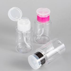 Envases de Plástico Transparente PET al por Mayor para Removedor de Esmalte de Uñas, Botella de <span class=keywords><strong>Spray</strong></span> con Bomba de Presión para Maquillaje - Product Image 4