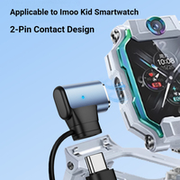 Adaptateur de charge USB-C coudé neuf DOONJIEY pour montres connectées Imoo Kids Z10/Z9/Z8A/Z7/Z6 – Câble de données portable
