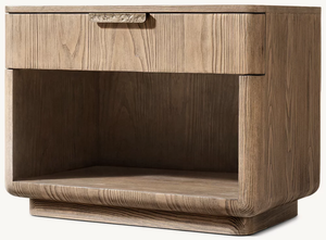 Mesita de noche abierta CIRO moderna de alta calidad con cajón de cierre suave Muebles de dormitorio de nuevo diseño - Product Image 2