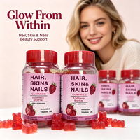 Complément Alimentaire en Gros OEM à Marque Blanche c 2500mcg Biotine avec Vitamines C et E Saveur Fraise