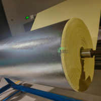 Tissu ignifuge résistant à la chaleur en Para-Aramide enduit de feuille d'aluminium pour vêtements de pompier, usage aérospatial et automobile