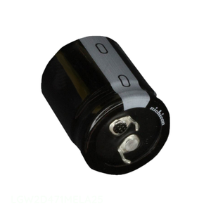 ตัวเก็บประจุแบบมีรูเปิดผ่านช่องใส่สารส้ม470 uF 20% 200V Snap th LGW2D471MELA25 470 uF - Product Image 1