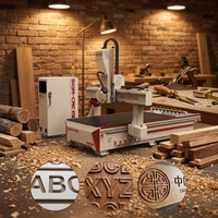 Routeur CNC automatique robuste 4 axes avec tête pivotante ATC, pour gravure 3D de plaques, perçage latéral, découpe de chêne, pin, noyer, et servomoteur