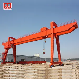 Guindaste de pórtico cantilever tipo MG personalizado da China 5 toneladas 10 toneladas 16 toneladas 20 toneladas 32 toneladas 50 toneladas 100 toneladas 200 toneladas com viga dupla