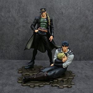 Nuova Collezione: Statuetta di Kujo Jotaro e Giorno <span class=keywords><strong>Giovanna</strong></span> in 2 Stili con Due Teste Intercambiabili, Figurina in PVC da Anime, Giocattolo da Collezione - Product Image 1
