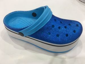 Sepatu <span class=keywords><strong>Clog</strong></span> Taman Wanita Desain Glitter Mewah, Diskon Besar - Product Image 3