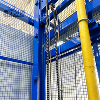 Plateforme élévatrice verticale pour marchandises lourdes, élévateur de fret pour entrepôt