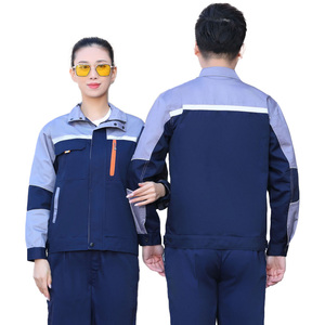Fábrica personalizada cor diferente oficina construção vestir roupas trabalho Workwear uniforme industrial - Product Image 4