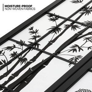 6パネル自立型オフィスパーティションパターンルーム分離仕切りスクリーン - Product Image 5