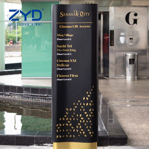 Señales Direccionales <span class=keywords><strong>de</strong></span> Alta Seguridad Antivandálicas para Estaciones <span class=keywords><strong>de</strong></span> Metro y Transporte Público, Resistentes a la Corrosión - Product Image 2