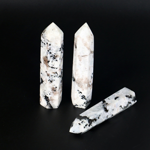 Factory Wholesale Natural <b>Crystal</b> Polished Towers Moonstone <b>Crystal</b> Point for Fengshui - Product Image 6