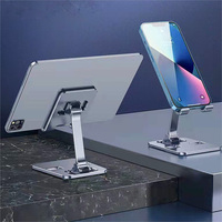 Support de bureau réglable support pliable pour téléphone portable support métallique pour IPhone IPad Smartphone tablette téléphone portable