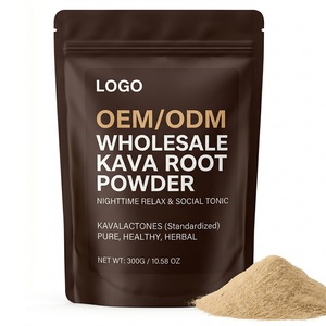 Poudre de racine de Kava pure aux Kavalactones, certifiée ISO, OEM/ODM, à faible MOQ, pour une relaxation nocturne saine et une action tonique <span class=keywords><strong>sociale</strong></span> antioxydante à base de plantes. - Product Image 1