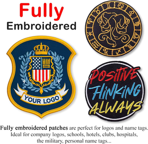Wholesale Design Letter Logo Fabric Patches Badge Iron On Outdoor Style Custom Embroidery Patch For Hat - Product Image 6