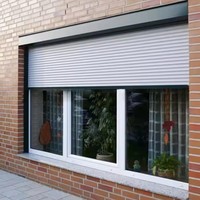Persianas Enrollables Automáticas de Aleación de Aluminio con Control Remoto, Ahorro de Energía, Resistentes a la Intemperie, Seguras, Tamaño Personalizado para Villa