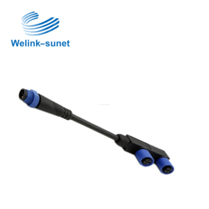 M15 LED a prueba de agua tipo tornillo contacto estampado conector hembra un remolque cinco arnés de <span class=keywords><strong>alambre</strong></span> - Product Image 4
