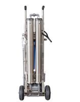Nouvelle conception, machine de filtration par osmose inverse mobile à poussée manuelle 500L/H, pour le nettoyage des fenêtres extérieures et le lavage des vitres de voiture, garantie 1 an