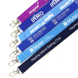 Custom Breakaway Offset Printing Nylon/Polyester Lanyard Eco-friendly Portable Neck Strap with Logo