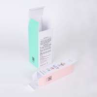 Boîte d'emballage en papier pliable avec impression de logo