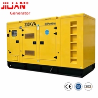Grupo Electrógeno Perkins de 330 kVA con Motor Diésel 1706A Trifásico de 250 kW, 300 kW, 400 kW, Generador Diésel Silencioso de Emergencia para Hospital