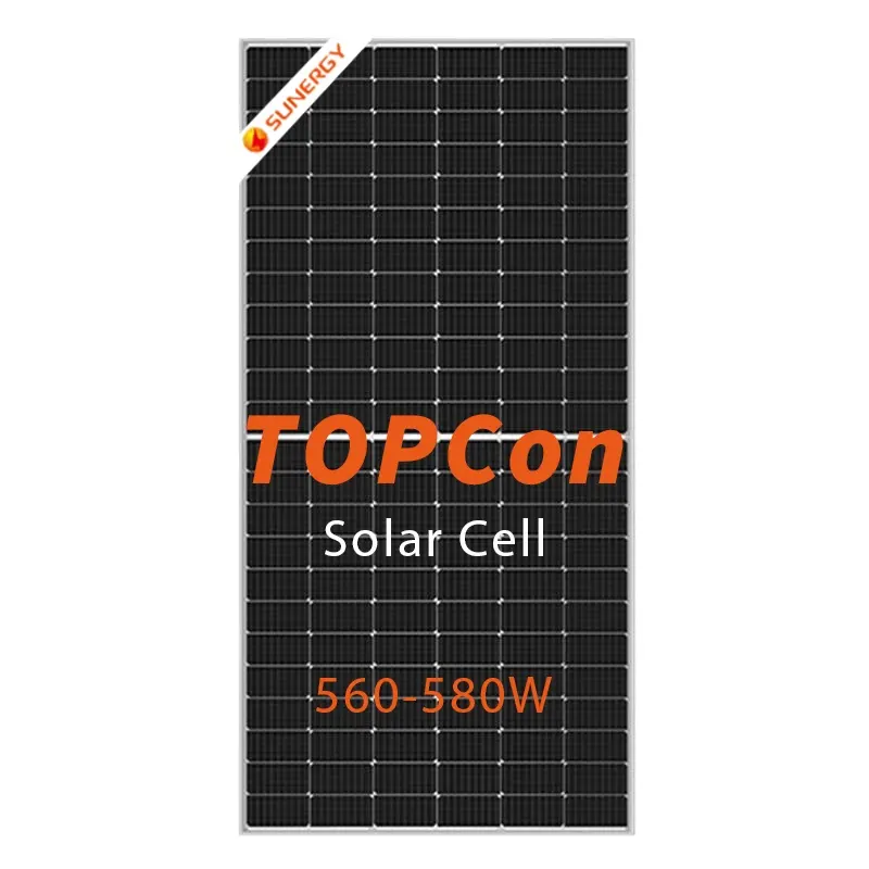 Солнечная энергия, солнечная 72MD-H8NS, 580 Вт, полуэлемент, бифациальный, SMBB моно N-tYOE TOPCon, фотоэлектрический модуль, солнечные панели
