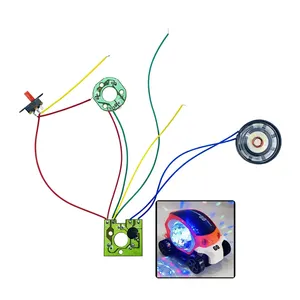 QQF R闪光玩具汽车PCBA板音乐玩具组件闪光COB板pcb组件制造商