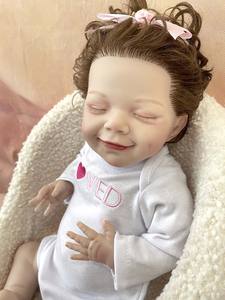 Dot Corazon Cabello Enraizado Mano, bentuk mahkota hidup Bzdoll puting lembut Mini modis boneka dibuat kembali - Product Image 5