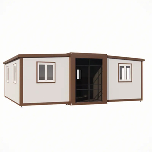 Maison préfabriquée 3 chambres à coucher Maison préfabriquée mobile 20 pieds 40 pieds Villa de luxe Maison pliable extensible Petite maison conteneur sur roues - Product Image 4